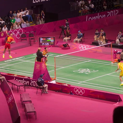 Badminton net
