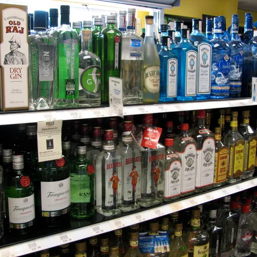 Gin bottle