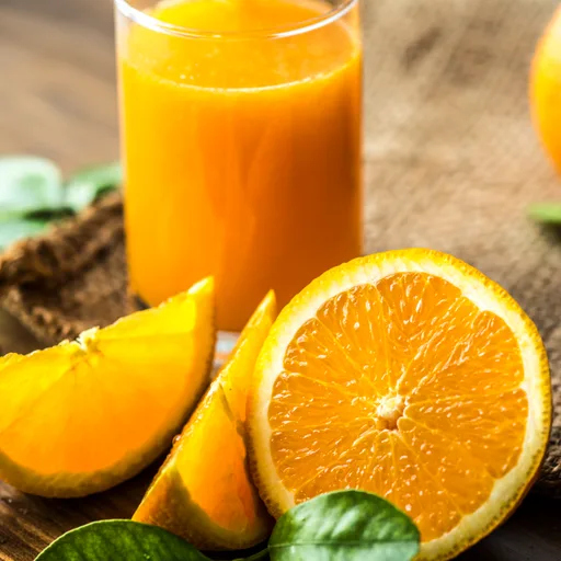 Orange juice carton
