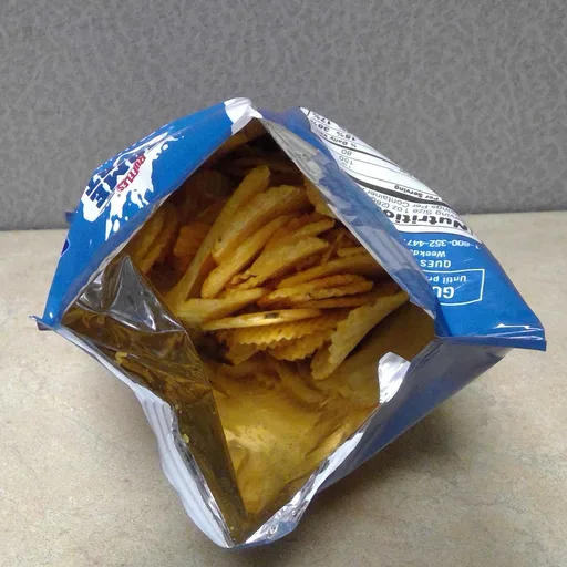 Potato chips bag