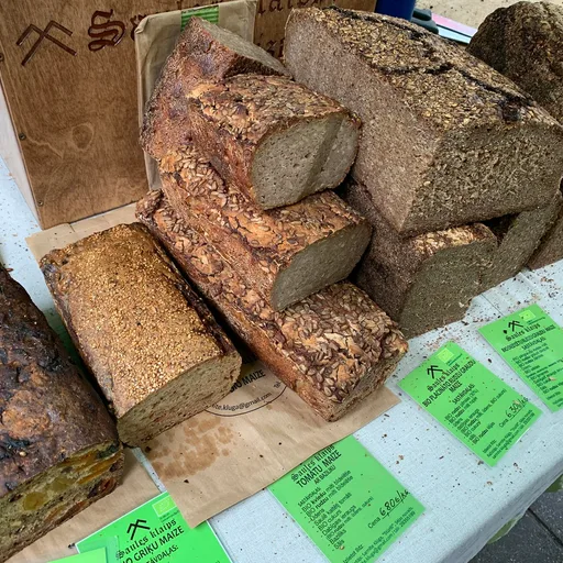 Rye bread loaf
