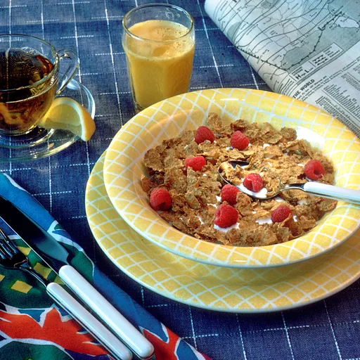 Wheat cereal box